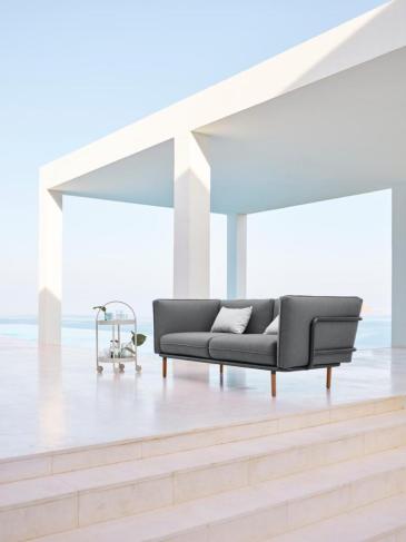 URBAN Cane-line sofa do wnętrz i ogrodów. Design ByKATO